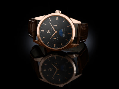 Toro Luna Helios (Metal & Leather Men's Watch Strap Combo)