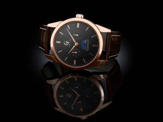 Toro Luna Helios (Metal & Leather Men's Watch Strap Combo)
