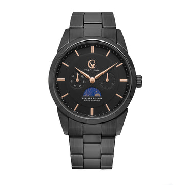 Toro Luna Apollo (Metal & Leather Men's Watch Strap Combo)
