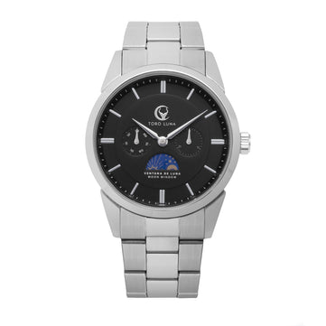 Toro Luna Cronus (Metal & Leather Men's Watch Strap Combo)