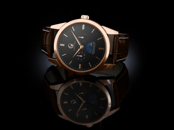 Toro Luna Helios (Metal & Leather Men's Watch Strap Combo)